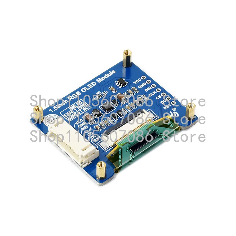 Suitable for 1.5 Inch RGB OLED Module, Display Expansion Board, Compatible with Jetson Nano/Raspberry Pi 4B