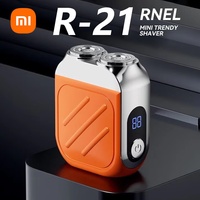 Xiaomi Electric Razor IPX7 Waterproof Mini Dual-head Magnetic Ultra-clean Shaving Portable Digital Display Electric Beard Knife