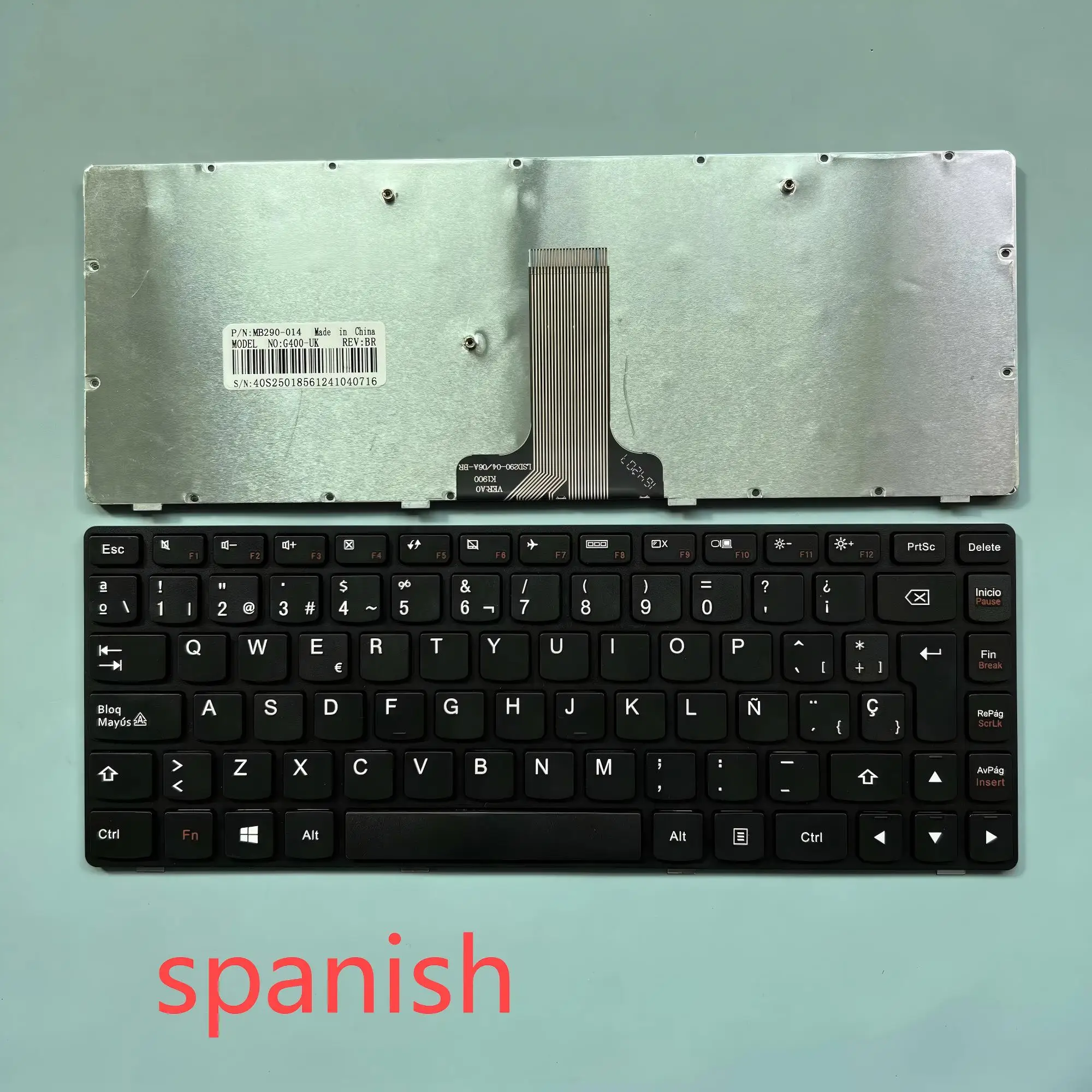 

XIN Spanish Keyboards For LENOVO Lenovo G400 G405 G410 G490 Series Laptop SP Keyboard