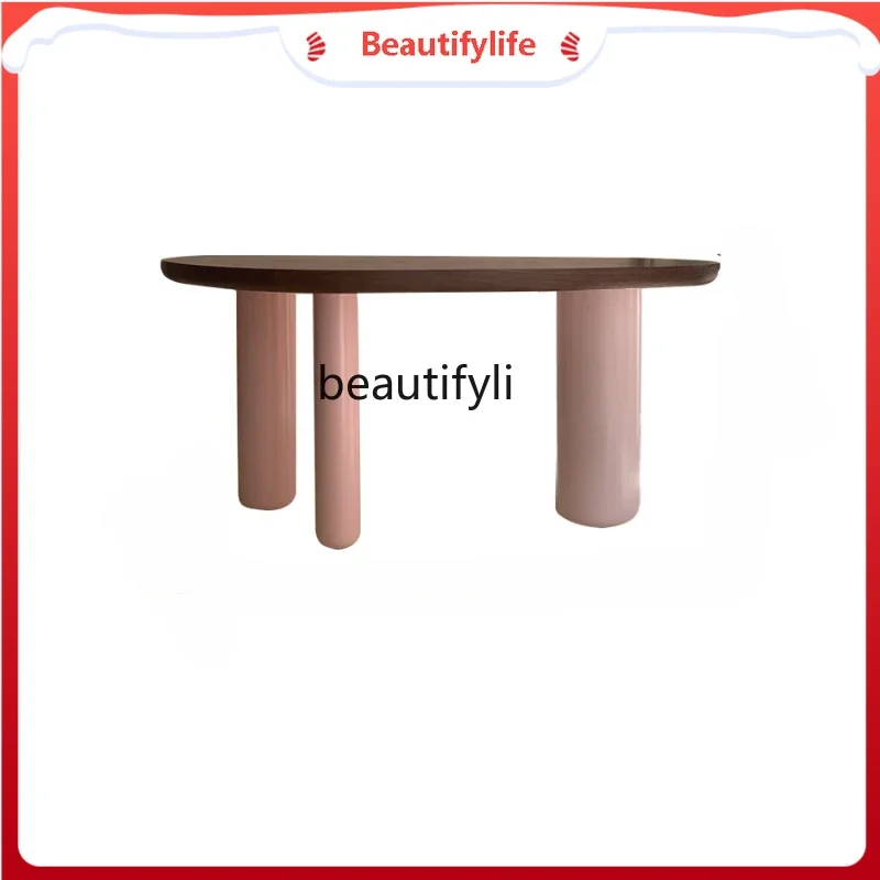 

K185 K185 Living Room Solid Wood Home Study French Middle and Ancient Computer Desk Workbench Study Large Desk