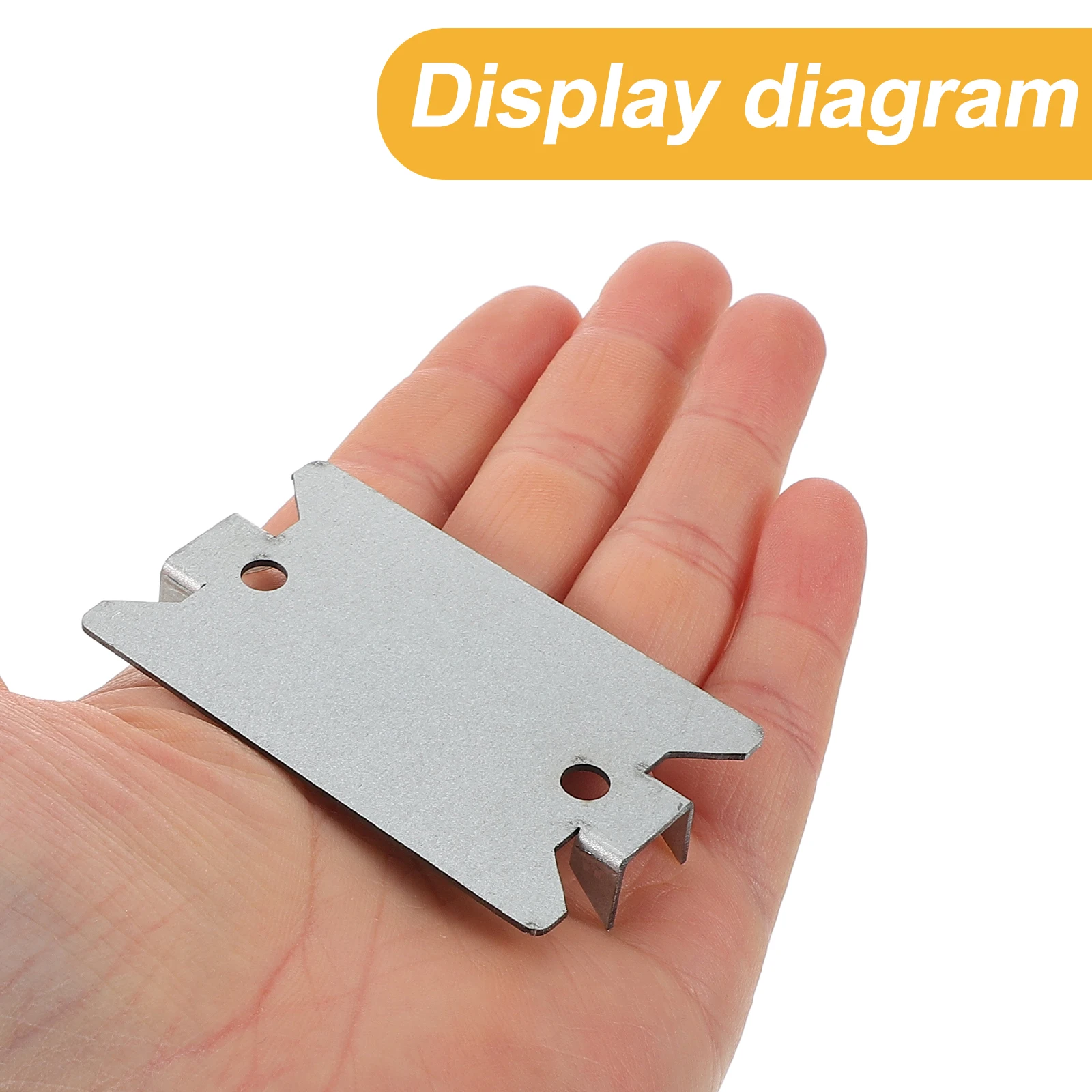 

50pcs Cable Protectors Heavy duty Wood Nail Plates for Secure Installation Pipe Wire Shielding Metal Durability Electrical