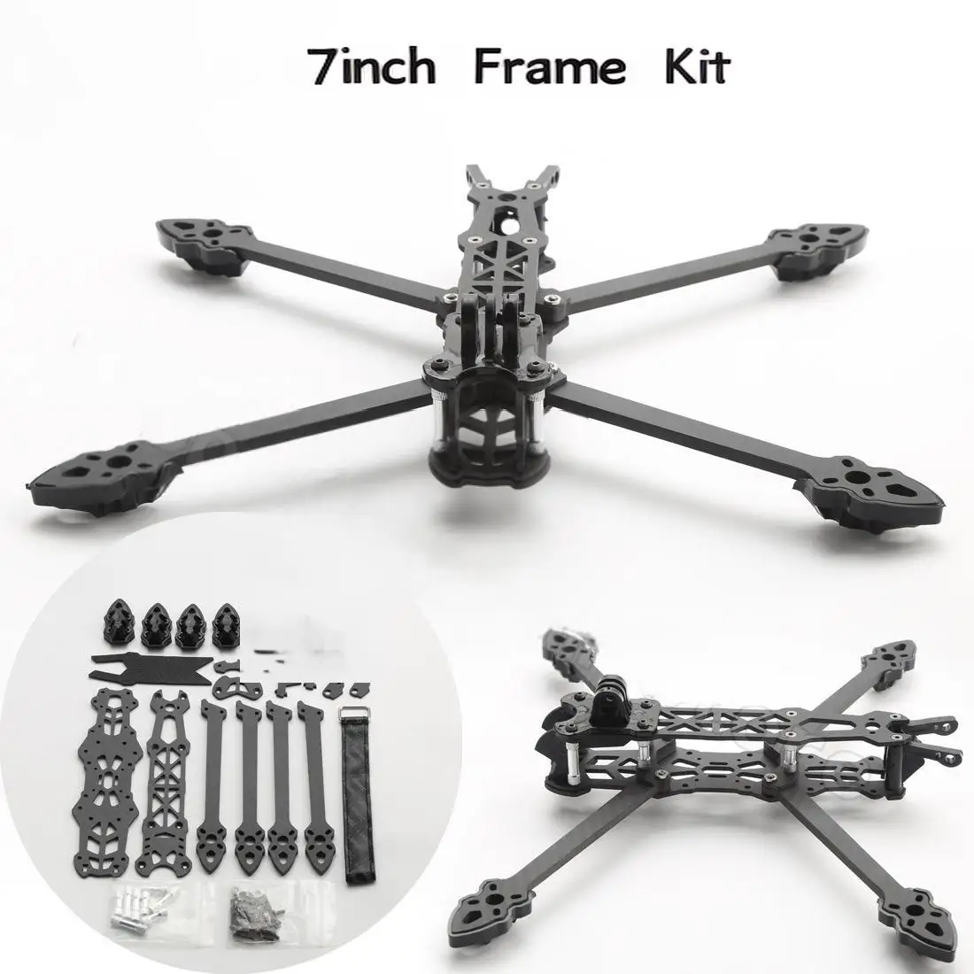 

7-дюймовый гоночный дрон HD FPV с рамой из углеродного волокна