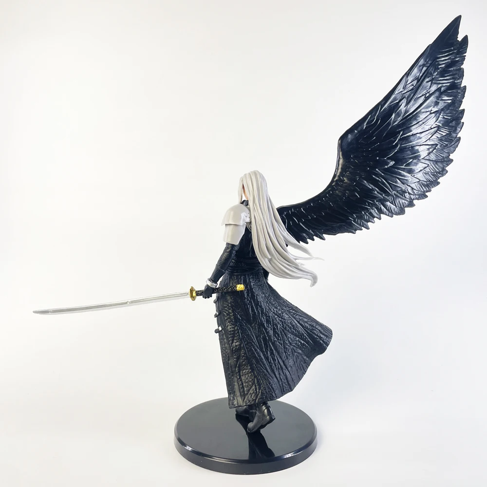 28cm Sephiroth Anime Figure Rebirth One-Winged Angel Action Figure Collection Model Desktop Ornaments Decoration image 3