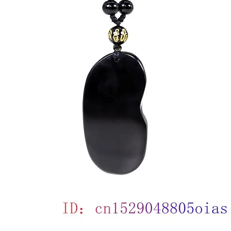 Obsidian Büffel Anhänger geschnitzte Halsketten Halskette Edelsteine Schmuck Charms Geschenke für Frauen Stein Edelstein Natur schwarz