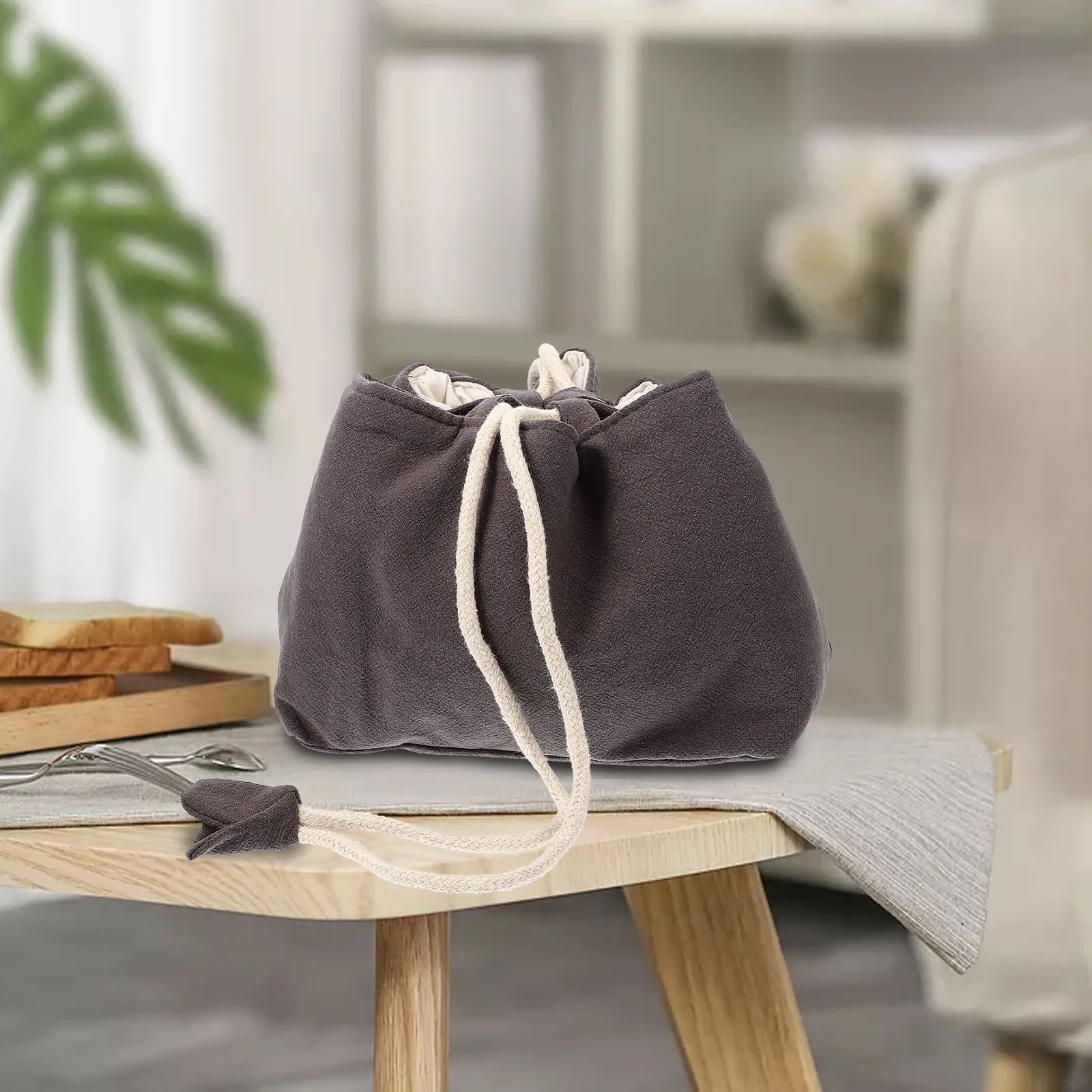 

Storage Bag Tea Cup Carrying Teaware Set Outdoor Portable Cotton Travel Drawstring