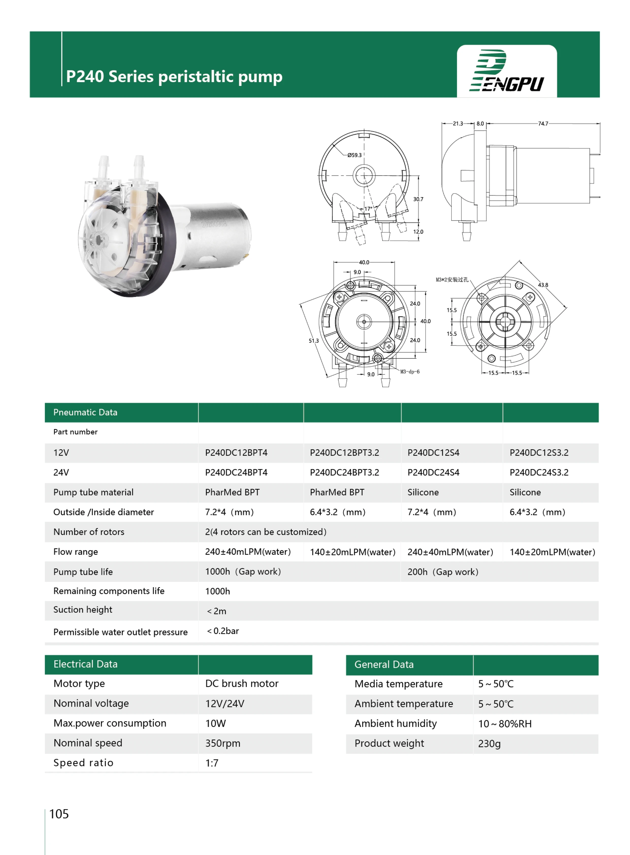 PENGPU 500mLPM 12 فولت 24 فولت مضخة تمعجية صغيرة صغيرة صغيرة أنبوب BPT لمضخات جرعات المياه السائلة من الدرجة الغذائية