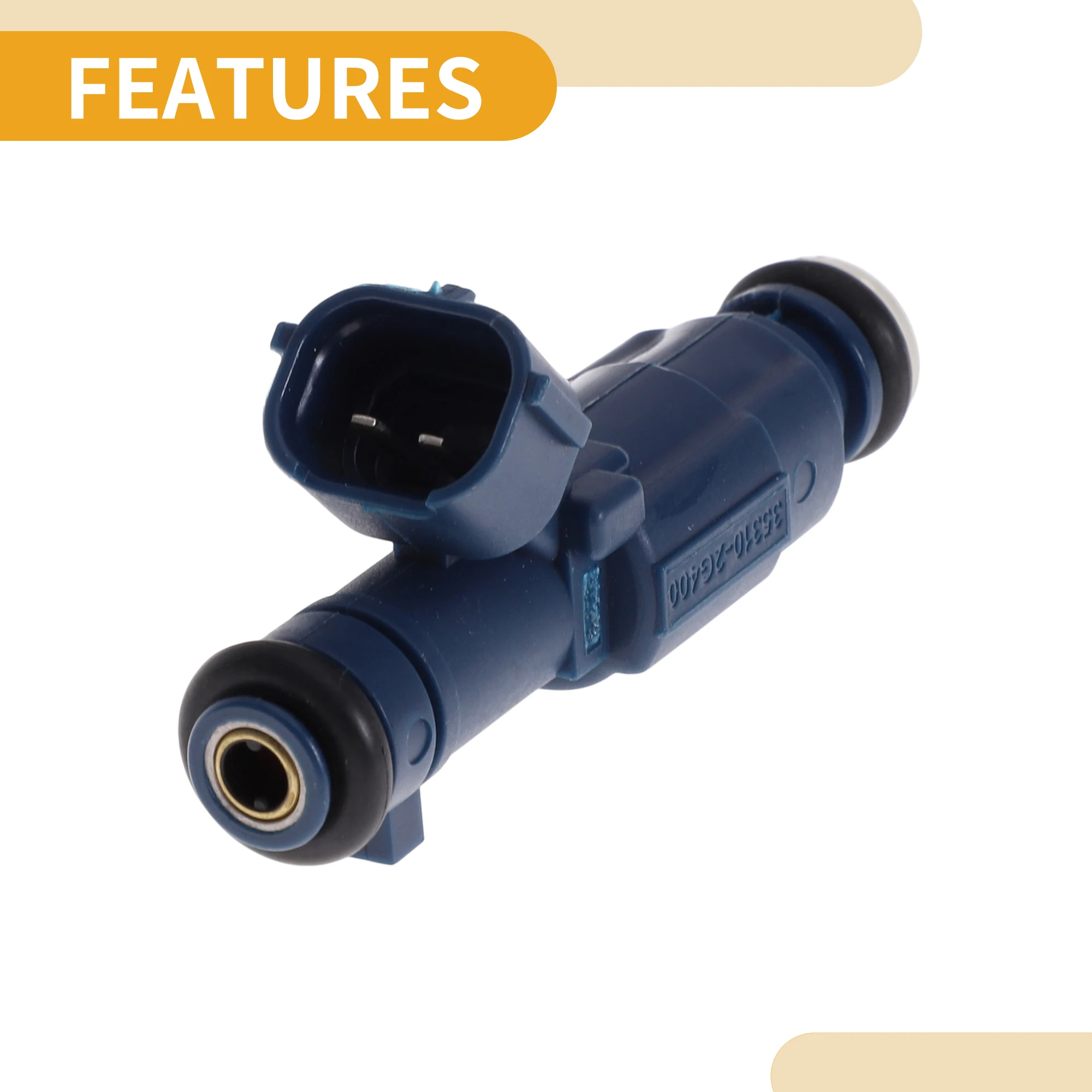 UXCELL No.L0481D889 燃料インジェクター ヒュンダイ ソナタ 2008-2013 キア フォルテ スポーテージ 2008-13 車両エンジン フローマッチ 燃料ノズル