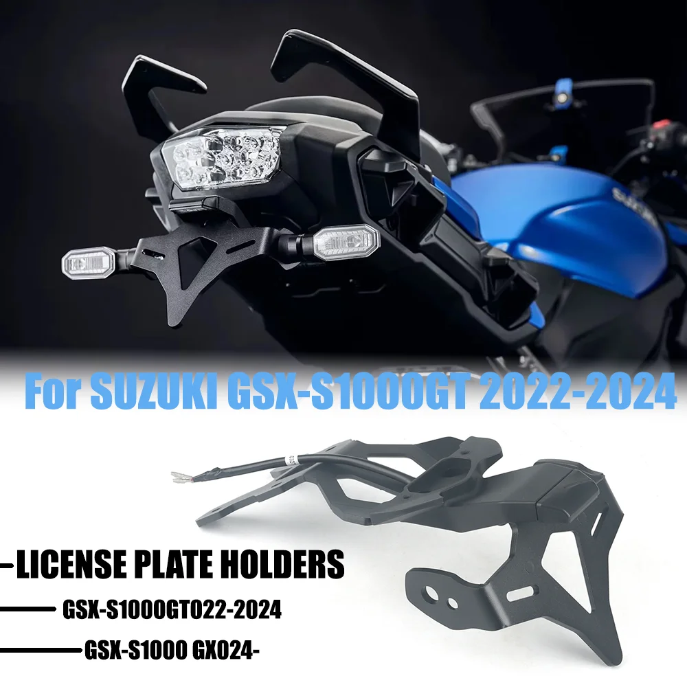 

For SUZUKI GSX-S1000 GT GX GSX-S1000GT GSX-S1000GX Motorcycle Rear Short Tail Stock License Plate Holder Tailstock Frame Bracket