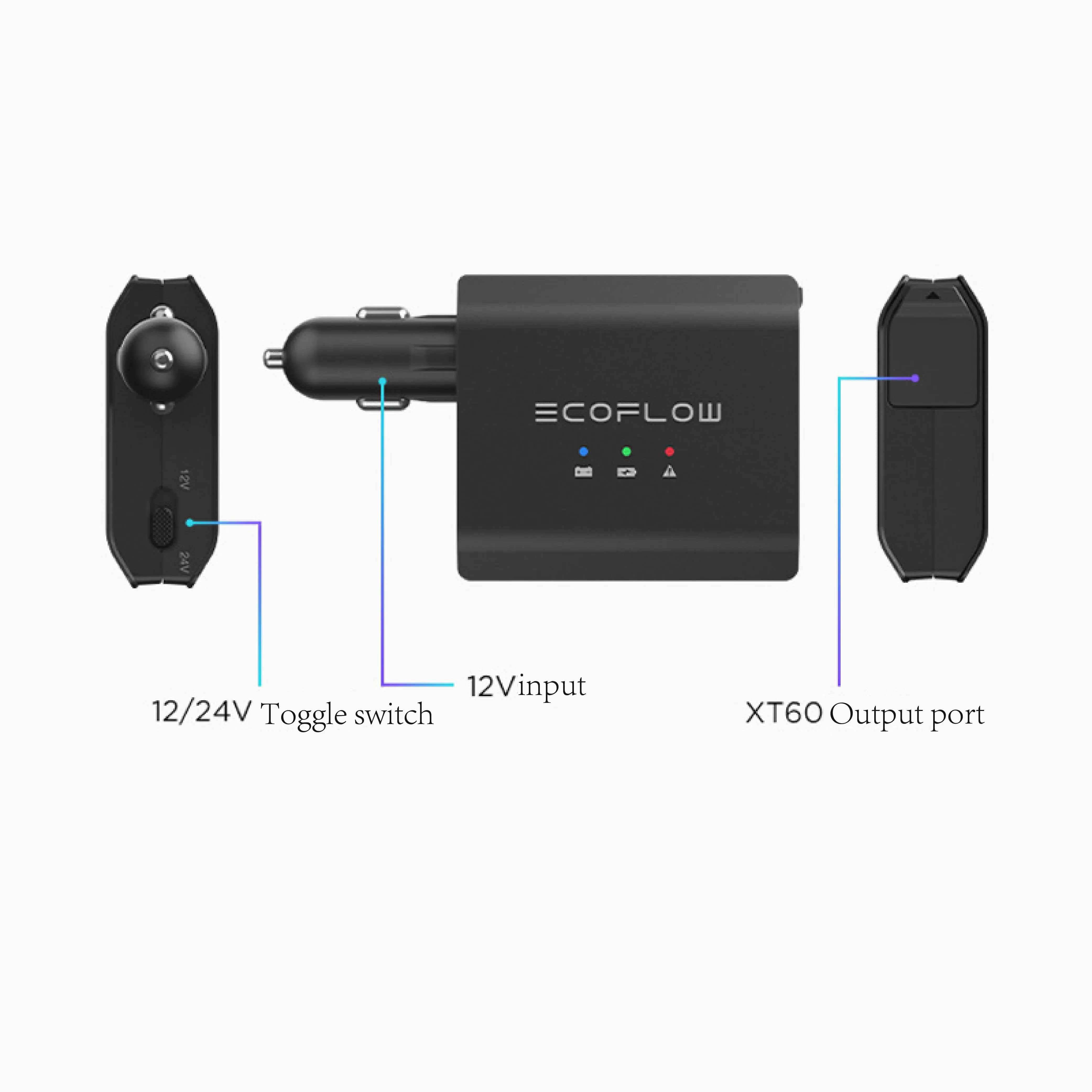 محول شحن السيارة EcoFlow