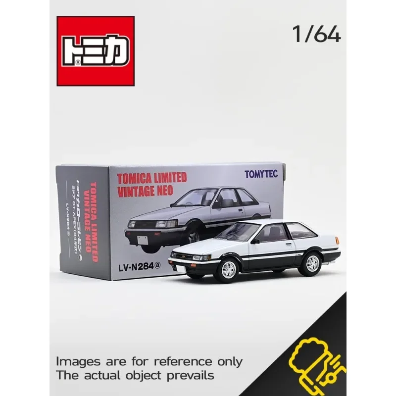 TAKATRA TOMY TLV LV-N284a Toyota AE86 Levin alloy simulation static model, children's collection toys, gifts for children.