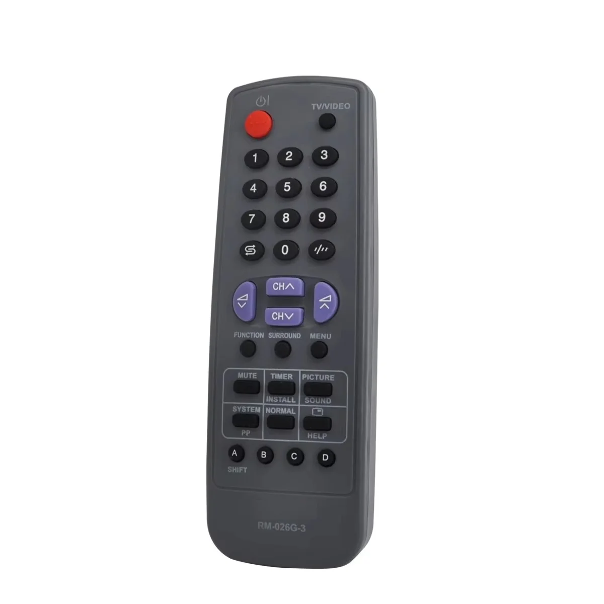 New Infrared Remote Control RM-026G-3 Compatible for Sharp Televisions G1342SA G1587SA