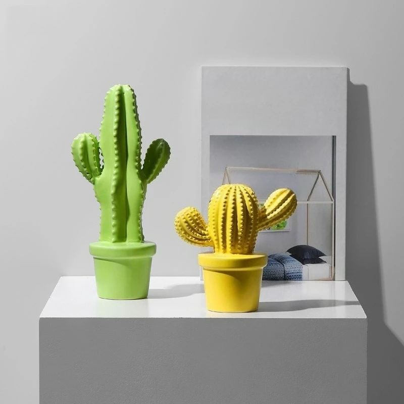 Nordic moderne einfache keramik kaktus ornament kreative wohnzimmer modell zimmer TV schrank desktop hause dekoration