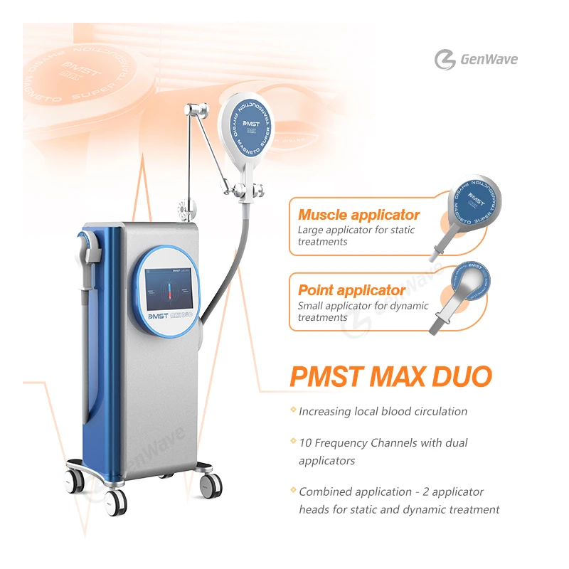 PMST Max Duo High Intensity Eletromagnetic Pluse EMTT pemf Pain Relief Physiotherapy Machine