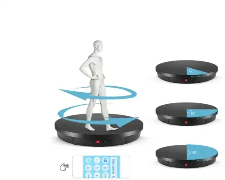 Best Seller 52CM Remote Control 360 Panoramic Automatic Rotating Display Table 100KG Turntable Photography Backdrop Shooting Boo