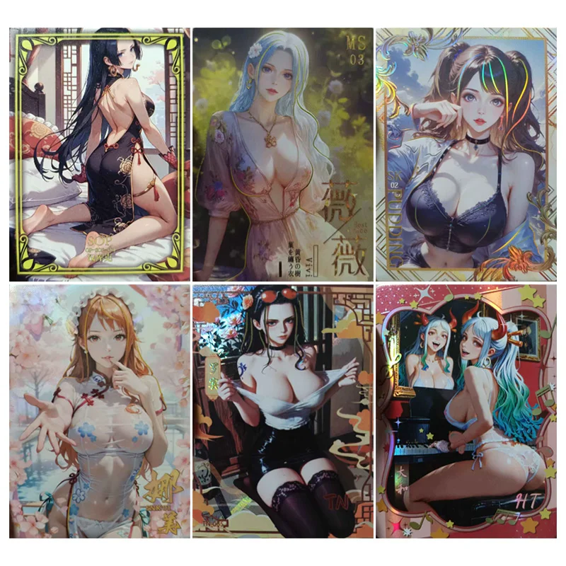 

Аниме One Piece Boa Hancock Perona Nami Yamato Nico Robin Nefertari D Vivi Коллекционные карты Подарки на день рождения Детские игрушки