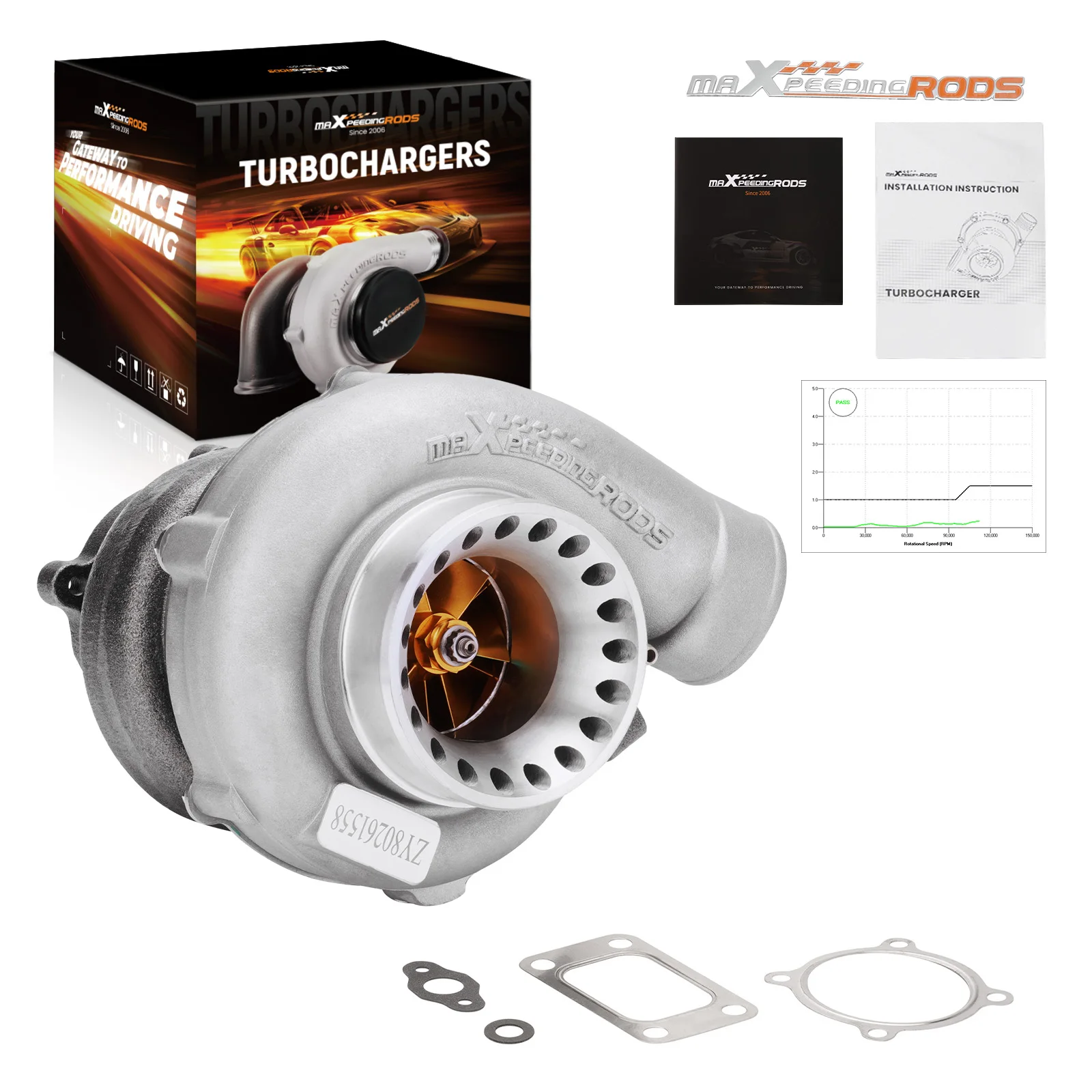 

Billet GT3582 AR.70 .63 Float Bearing Turbo for Nissan Safari Patrol 4.2L TD4