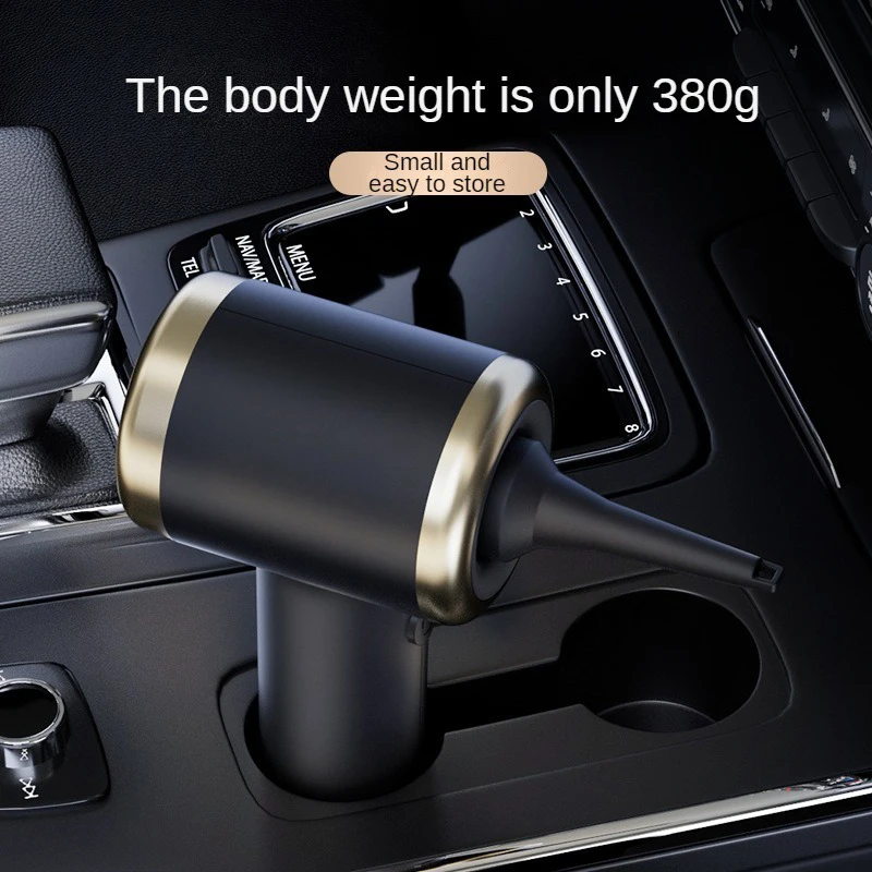 Powerful Wireless Car Vacuum Cleaner 4000mAh Large Capacity Battery Blow and Suck Car Accessory Dual-purpose Car and Home