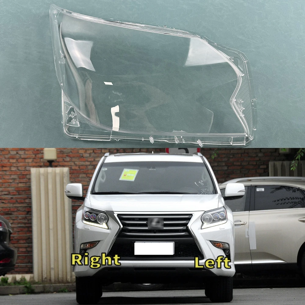 

For Lexus GX400 GX460 2014 2015 2016 2017 2018 Front Headlight Cover Transparent Lampshade Headlamp Shell Lampcover Lens Shell