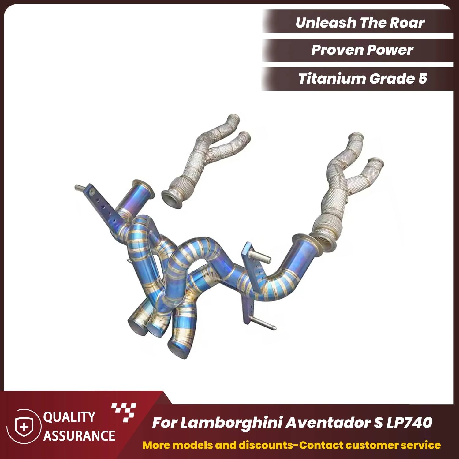 

Supercar Upgrade Sport Sound ECCF Titanium Catback and SUS304 Headers for Lamborghini Aventador S LP740