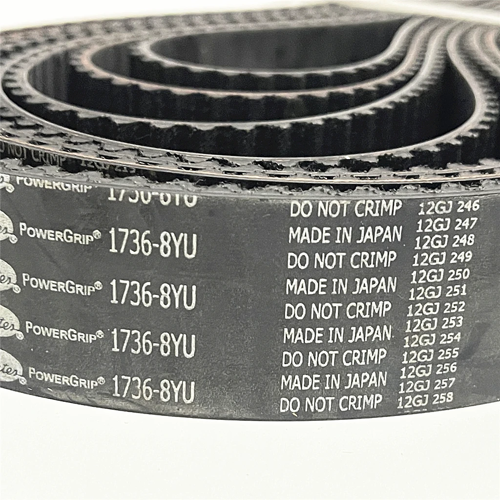 PowerGrip 1736-8YU 217 Zähne Bogenzahn-Zahnriemen für 3D-Drucker, Graviermaschine, CNC-Drehmaschine, Roboter-Spindelgenerator-Antriebsriemen – Detail 4