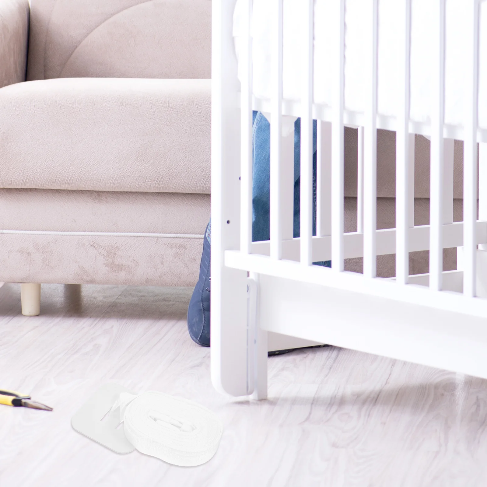 

Side Bed Joining Strap Adjustable Length Side Bed Connector Belt for Box Spring Beds Bedding Accessories Camping Strap