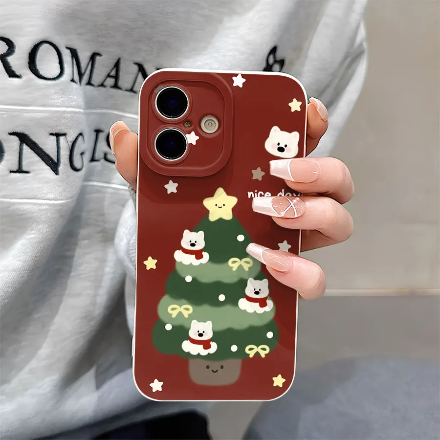 엔젤 아이 매트 TPU 소프트 폰 케이스, 아이폰 17부터 11 프로 맥스까지 360도 보호 기능 호환