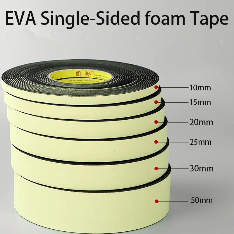 EVA-Schaumstoff Einseitiges Klebeband Stoßdämpfende Auto-Schaumstoffmatte Schalldämmung Puffer Anti-Kollisions-Dichtungsstreifen 10-50MM – Detail 7