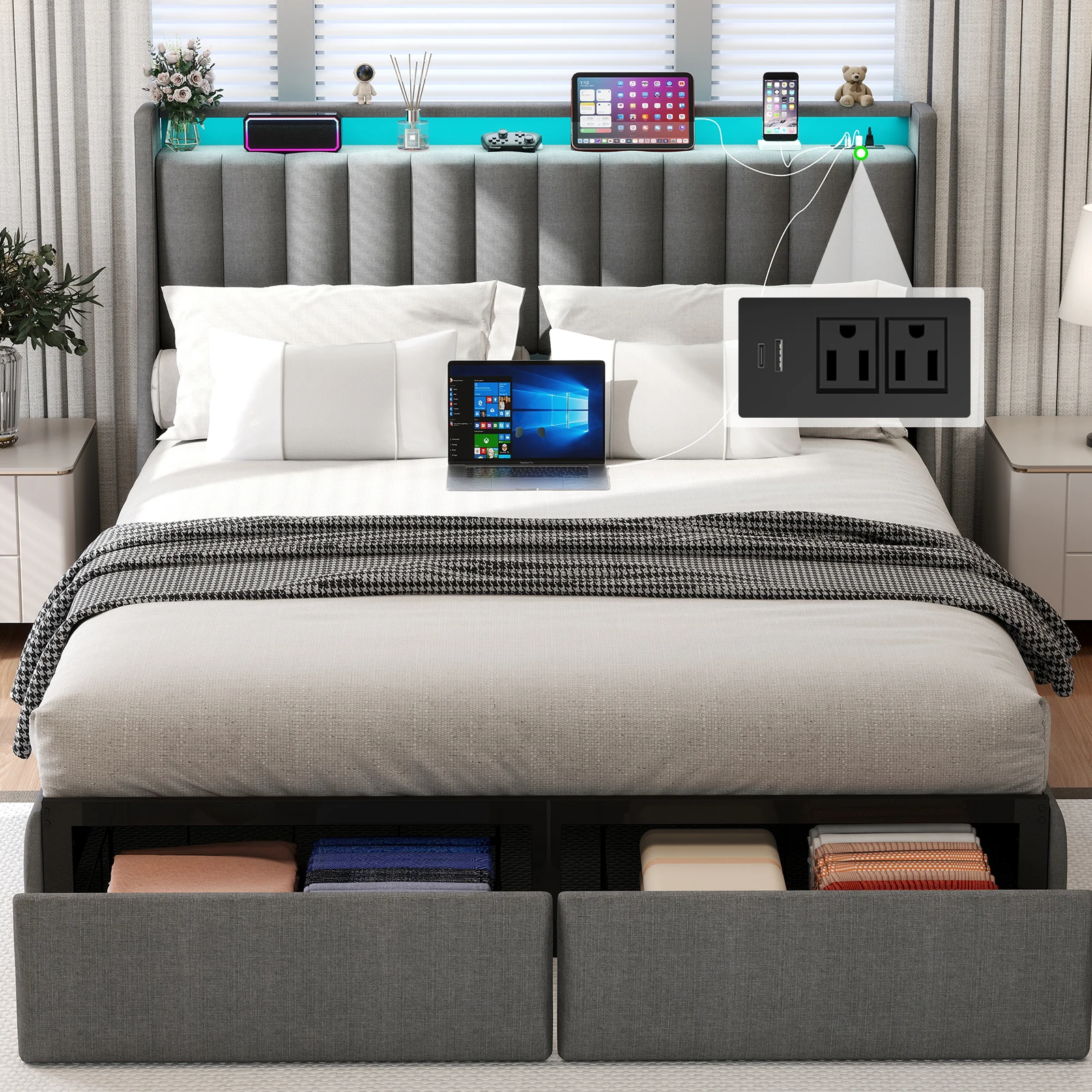 Greusual Queen Bed … - image