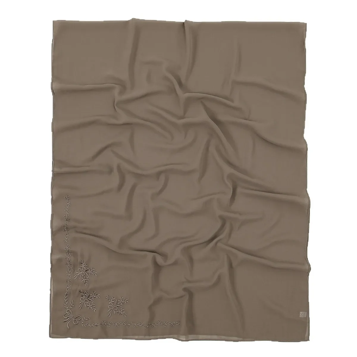 

Мусульманская женщина, шифоновый шарф-хиджаб с вышивкой бабочки, модные длинные накидки, исламский тюрбан, женский платок, повязка на руку 2025