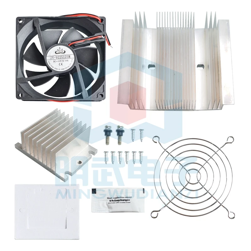 Complete Cooling Kit Semiconductor Cooling Fin Cooling System Device DIY Radiator Without Cooling Fin