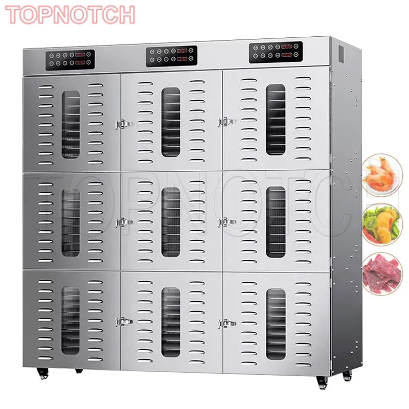 

New Vegetable Machine 60 90 Layers Commercial Kitchen Stainless Steel Fruit Dehydrator Food Dryer