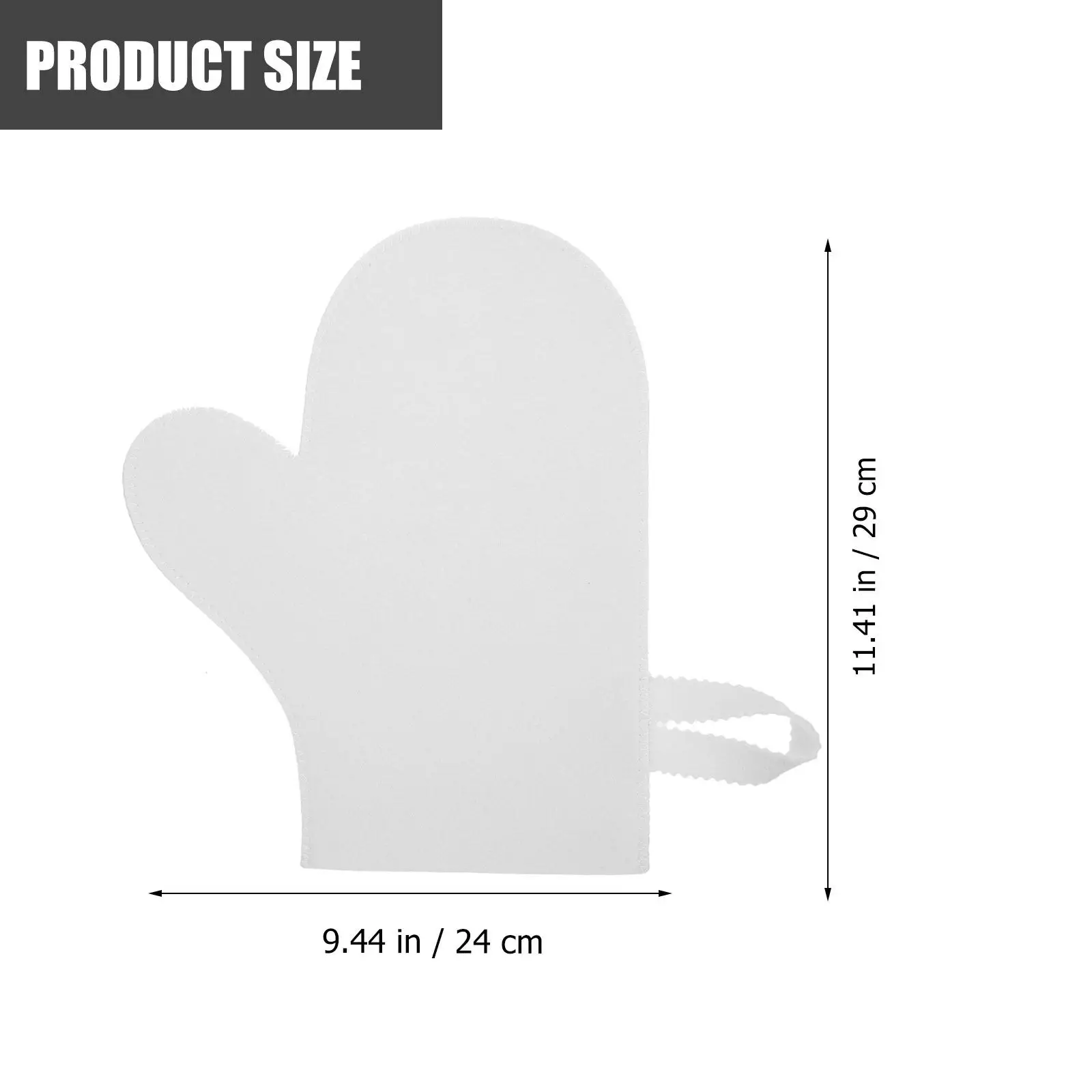 Exfoliating Bath Gloves 2 Pack Body Scrub Mitts Dead Skin Remover for Shower Sauna Spa Soft Comfortable