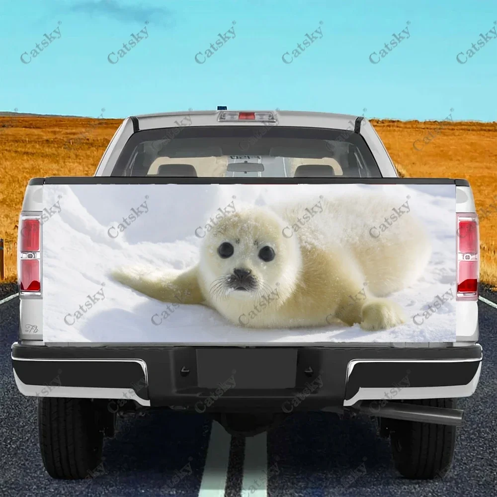 

seal animal Car stickers truck rear tail modification suitable for truck pain packaging accessories car stickers decals