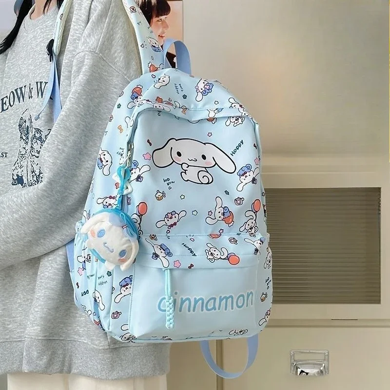 

Sweet Kuromi Anime Kawaii Sanrio My Melody Schoolbag Hello Kitty Cute Cartoon Student Backpack Handbag Ins Gifts for Kids