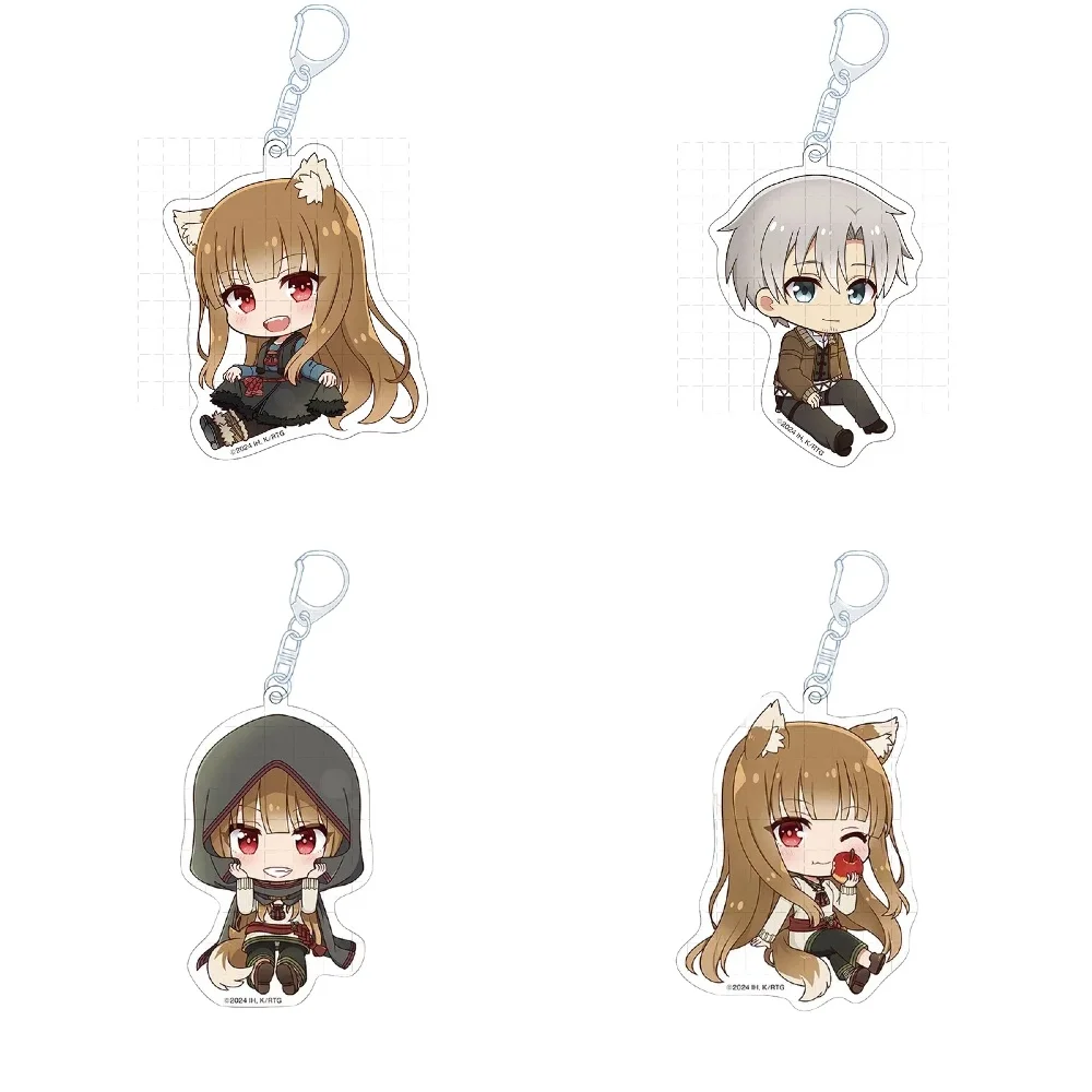 Spice and Wolf Acrylic Stand Figure Doll Anime Keychain Keyring Pendant for Gift