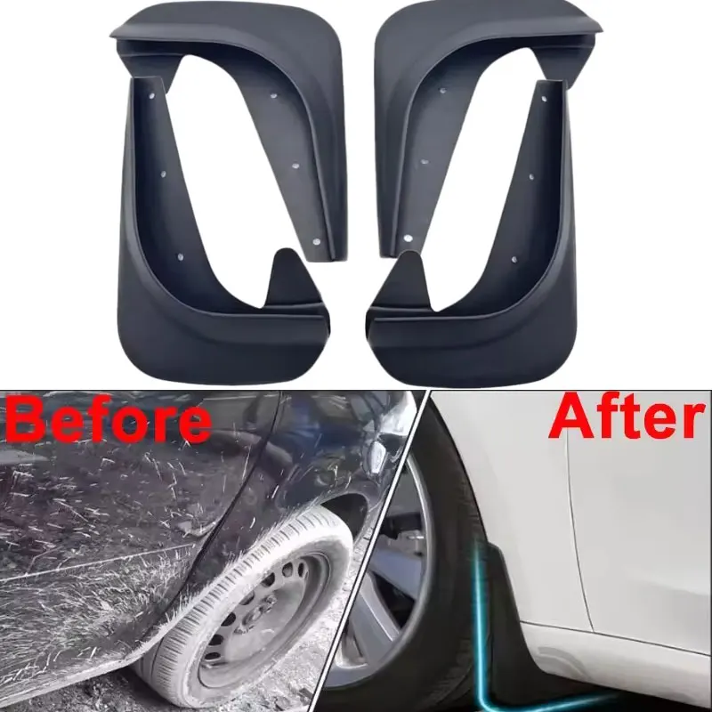 

4pcs Universal Auto Truck Mud Flaps Mud Flaps Tire Fenders Sludge Evaporator Cover Front and Rear Car Accessories