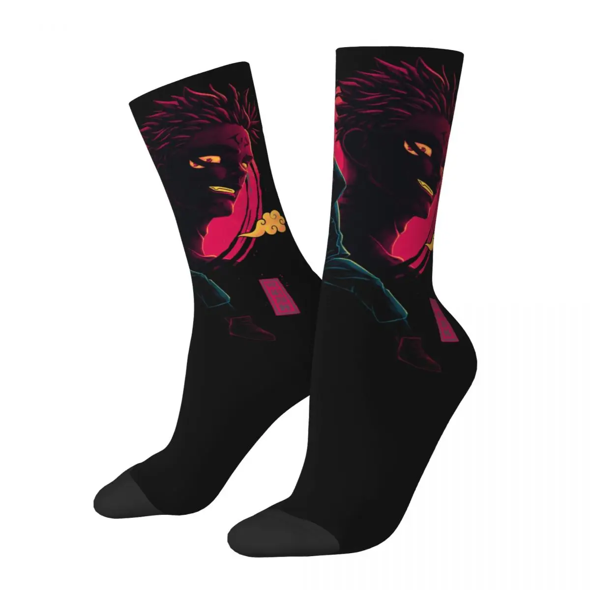 Japanese Anime 3D printing cosy Unisex Socks,Windproof Ultimate King Of Curses Interesting Four Seasons Sock