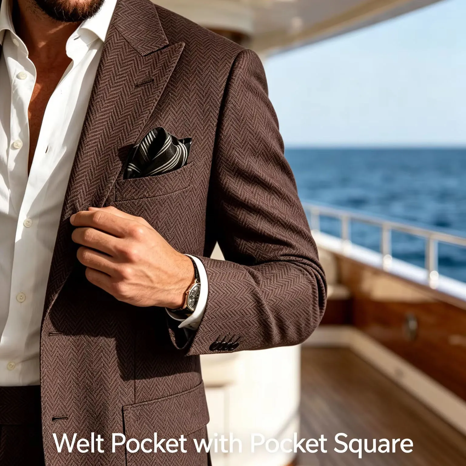 Men's Herringbone Tweed 2-Piece Suit (Jacket + Pants) Vintage Formal Business Casual Regular Fit Full Suit Outfit
