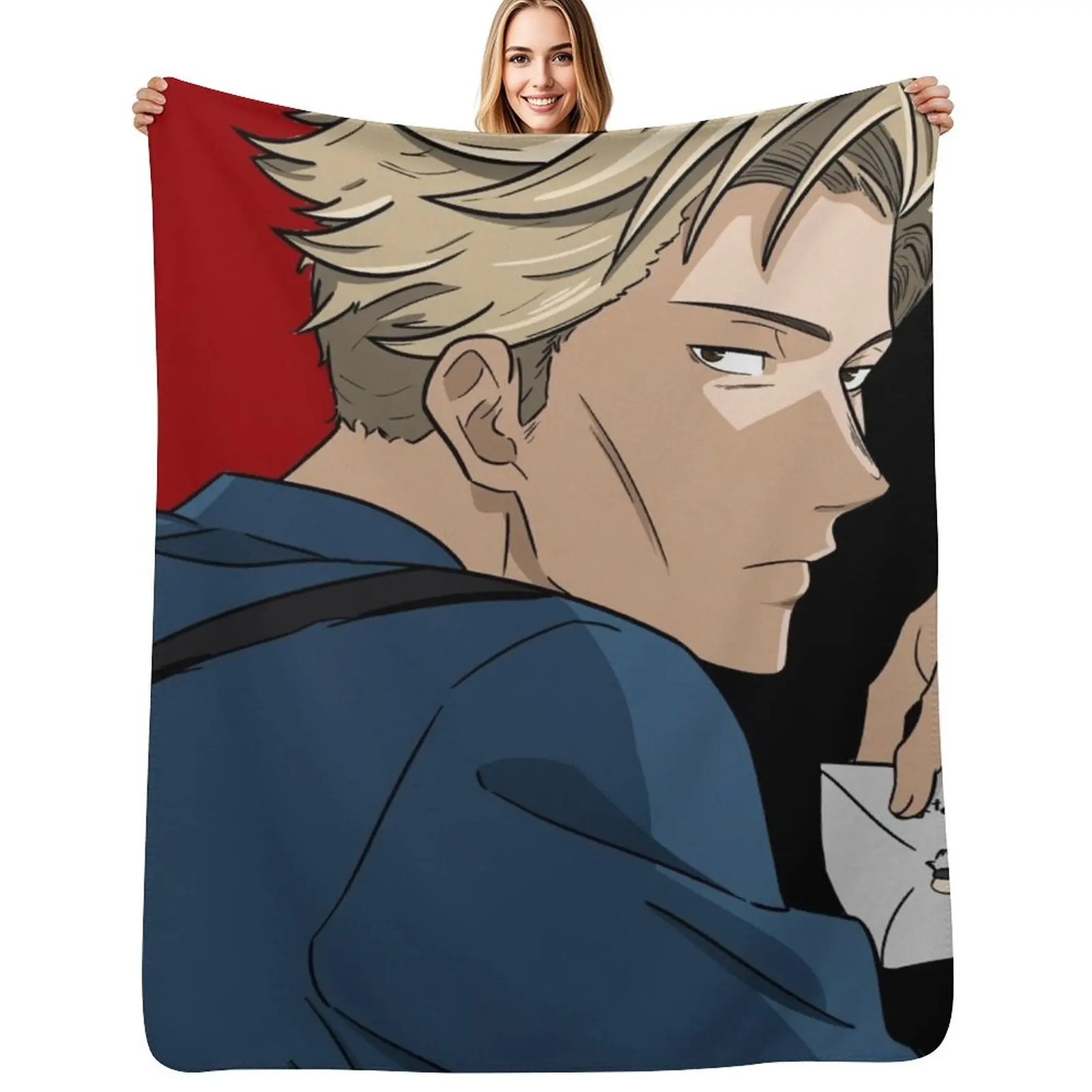 nanami kento Throw Blanket Spring Fall Cozy Throw Blanket for Couch