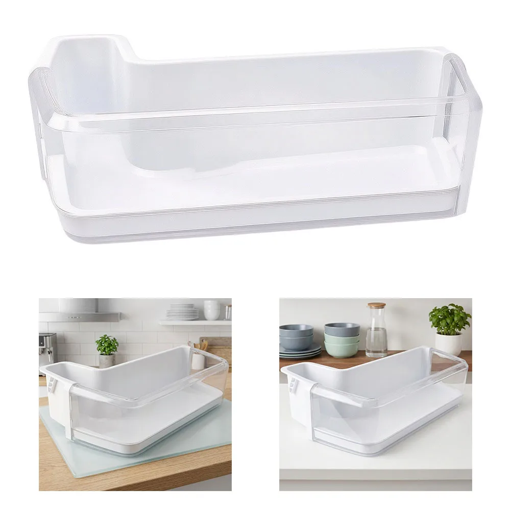 Upgraded DA97-11483A Refrigerator Door Shelf Bin For Samsung RFG297HDRS RFG298HDRS Left Side Third Compartment Storage Box Part