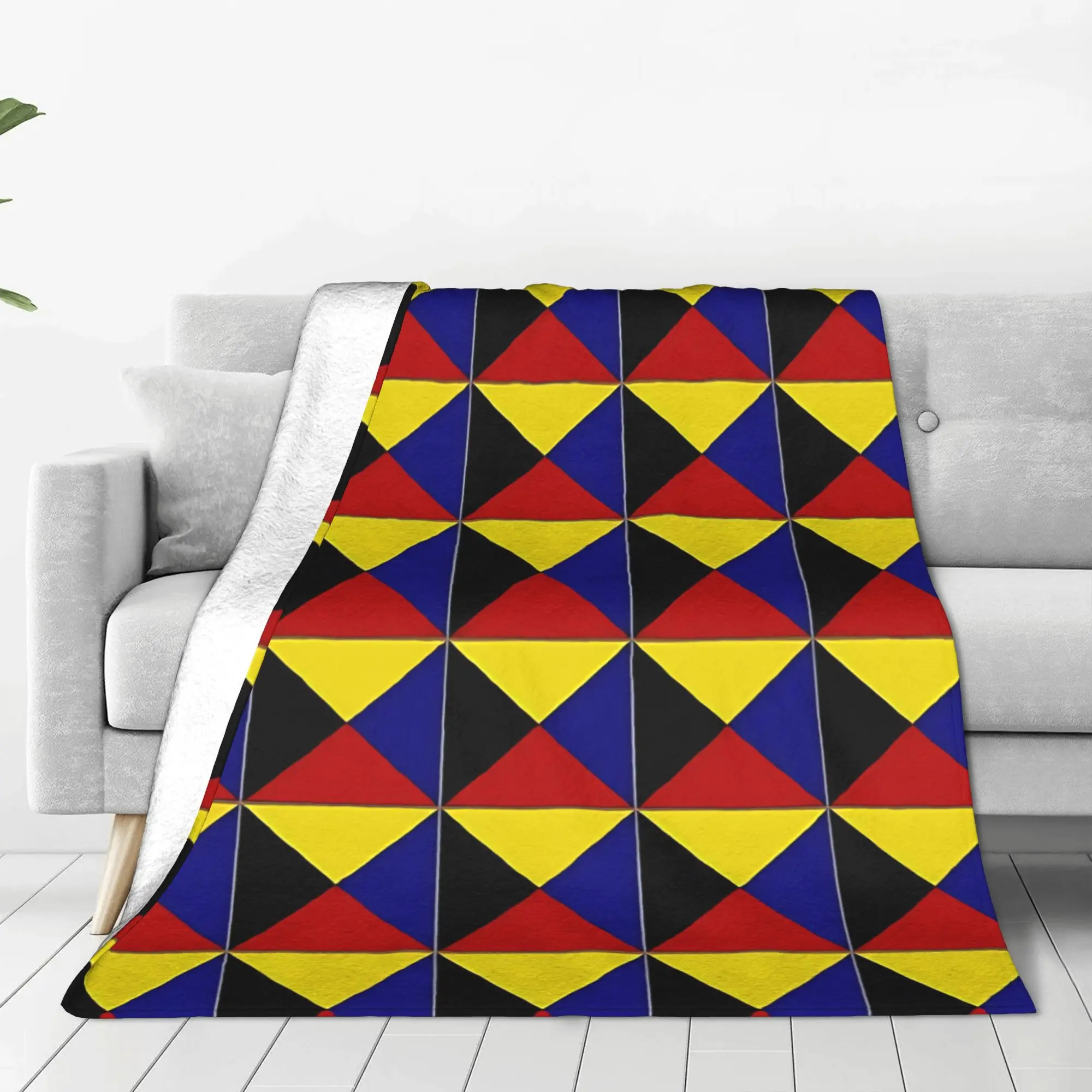 1PC Home Cutecore Z Signal  Nautical Color Blanket Super Cosy Plush Home Living Room Sofa Halloween