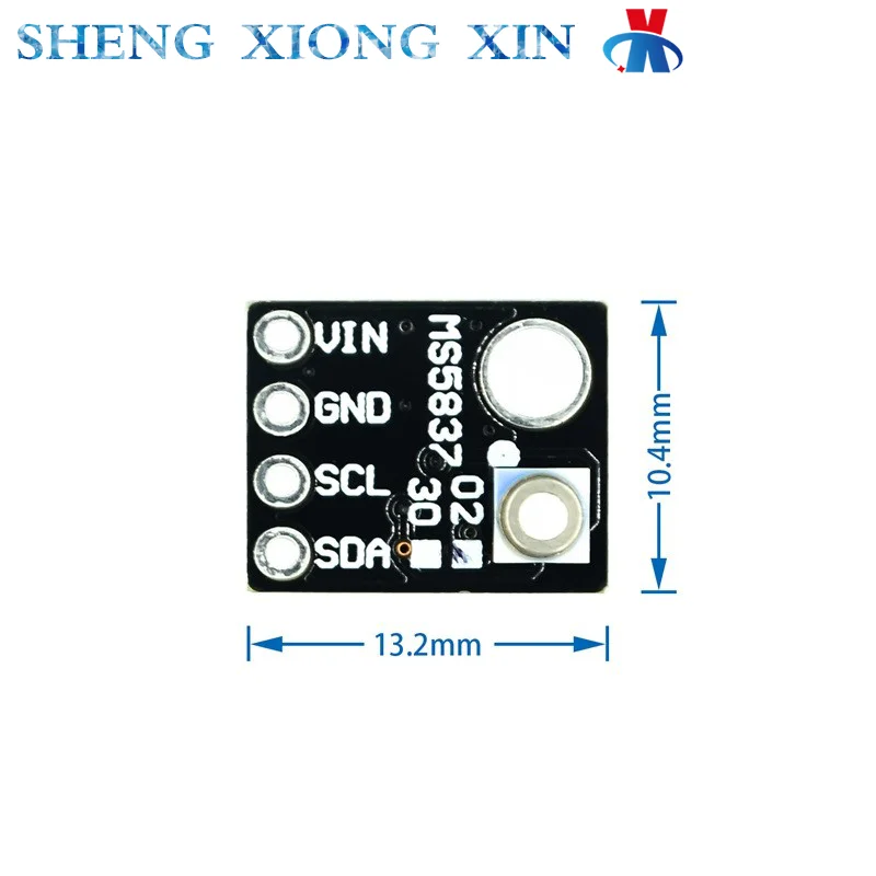 Imagem -03 - Precisão Gás-líquido Impermeável Pressure Sensor Module Gy-ms5837 02ba 30ba 1pc Alta