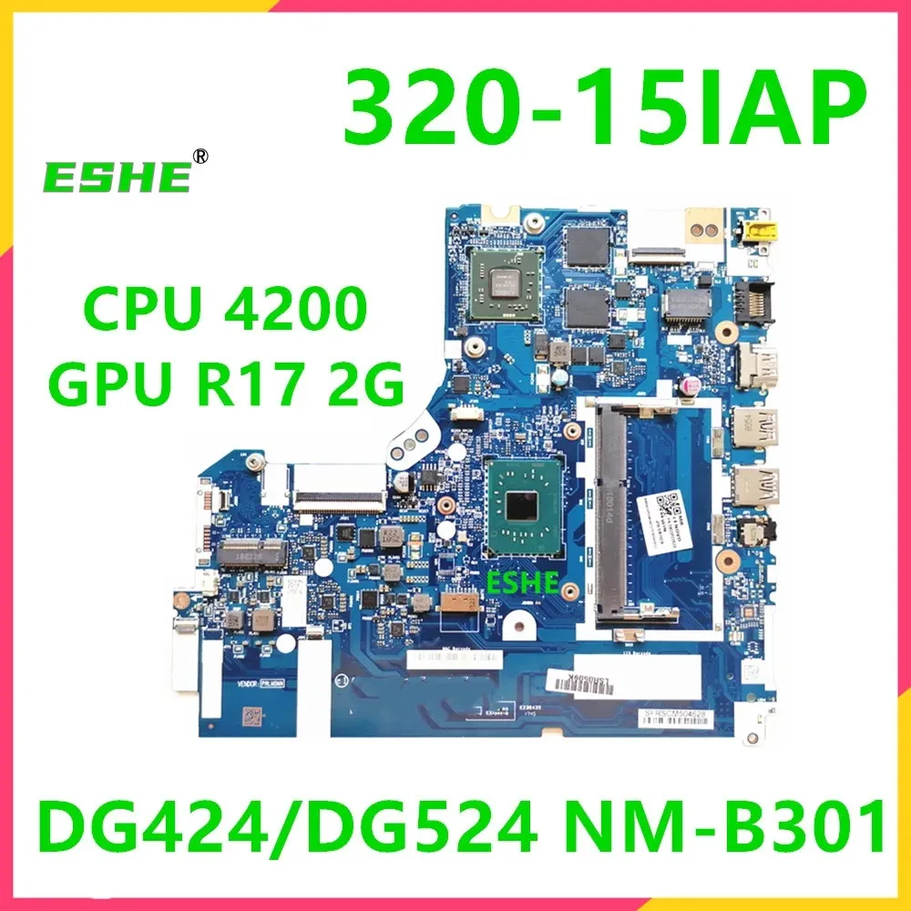 Placa base para portátil Lenovo Ideapad 320-15IAP con N3450 N4200 CPU R17 2G GPU DG424 DG524 NM-B301 5B20P20639 5B20P20646