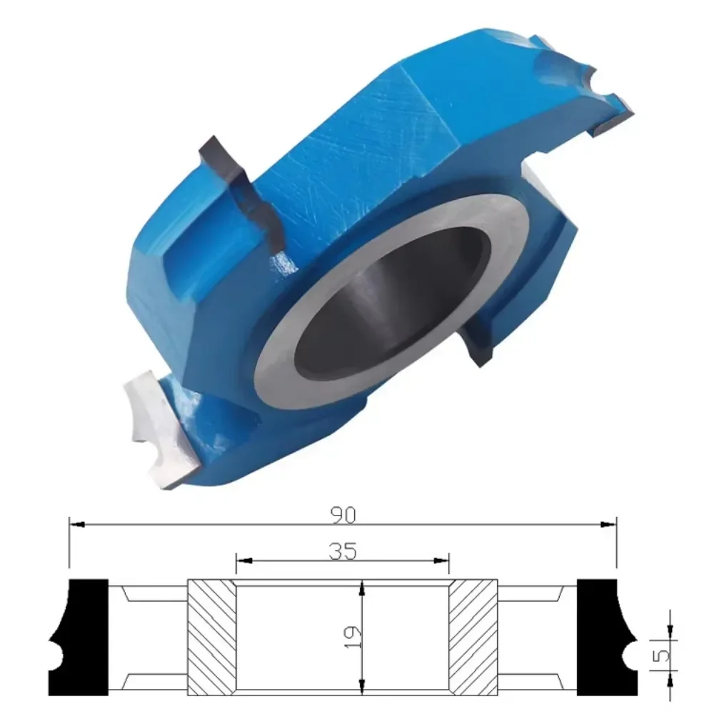 woodworking machine PCD cutter Diamond forming cutter for CNC numerical control machine