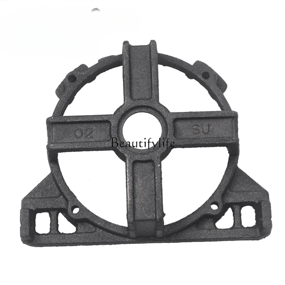 Horizontal Bar High-Pressure Air Pump Single Cylinder Bracket Cast Iron Motor Bracket Electric Air Pump Support Frame