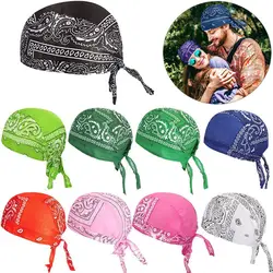 Breathable Quick Dry Bandana Pirate Cap Helmet Liner Cooling Bicycle Headscarf Cycling Hat Headband for Men Women