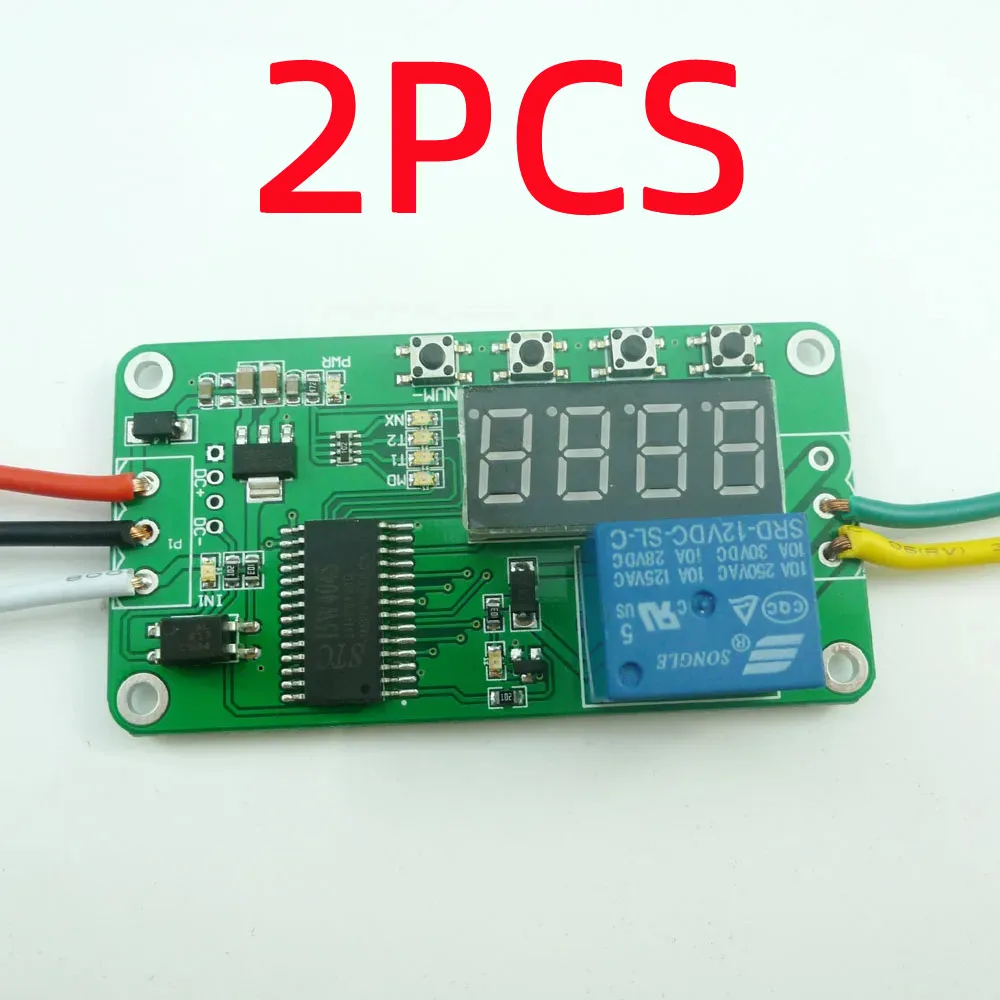 

CE030_W DC 12V DC Multifunction Self-lock Relay PLC Cycle Timer Module Delay Time Switch