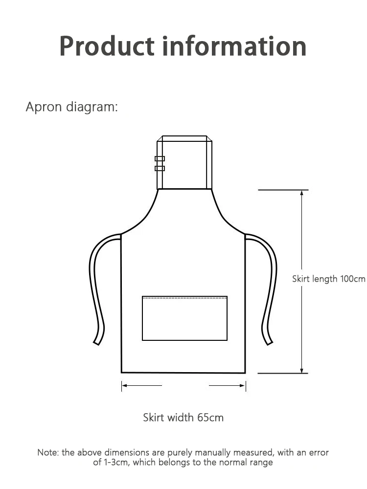 100% 방수 경량 손쉬운 청소 앞치마 부드러운 촉감 풀 PU 가죽 편안한 착용 디자인 만능 보호 작업 앞치마