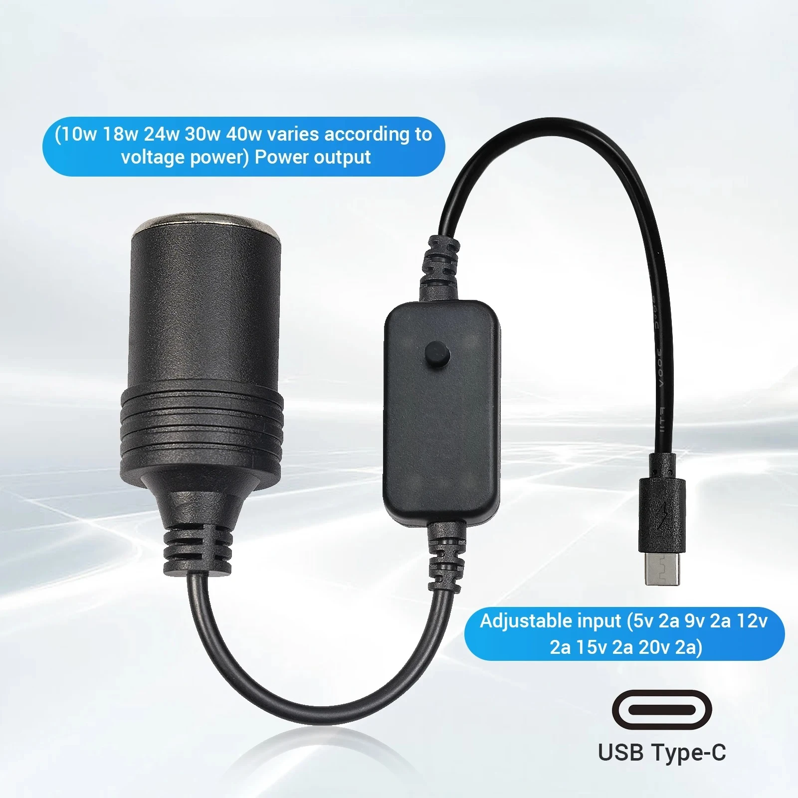 1pc 5V 2A USB To 12V Cigarette - Accessories Experts Vape review and price