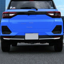 For Toyota Raize A200 2020 2021 2022 ABS Chrome Car Rear Cover Trim Molding Tailgate Bumper Strip Garnish Car Styling